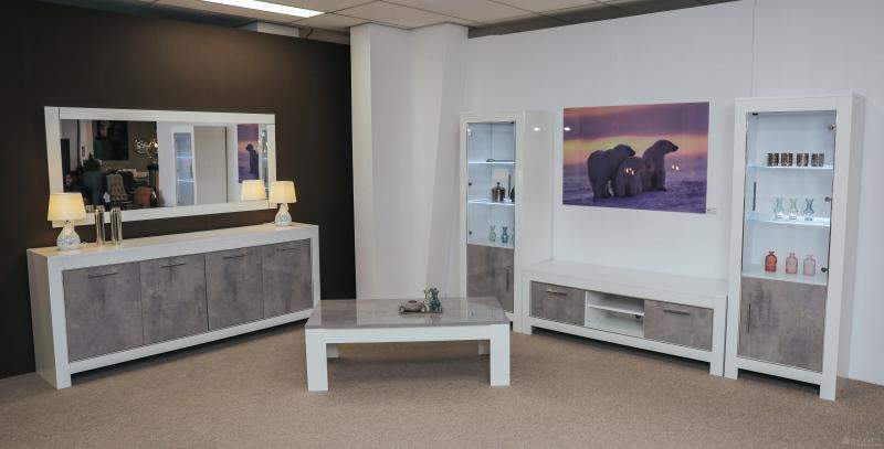 Woonkamerset Marknesse Wit/Marmer